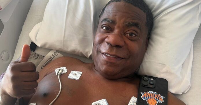 Tracy Morgan says his courtside medical incident was caused by food poisoning