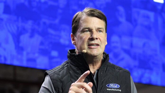 Ford CEO says Trump's tariff changes are helpful, but still not enough