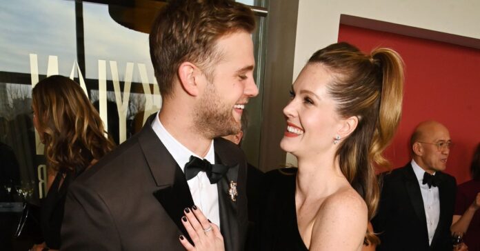 White Lotus star Meghann Fahy makes rare comment about Leo Woodall romance
