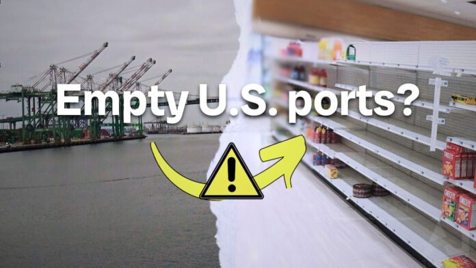 Are U.S. ports ‘ghost towns’ thanks to Trump’s tariffs?