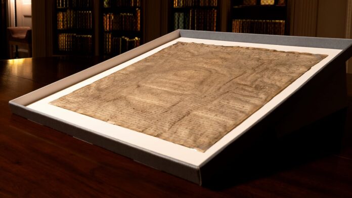 #TheMoment Harvard discovered its copy of the Magna Carta was real