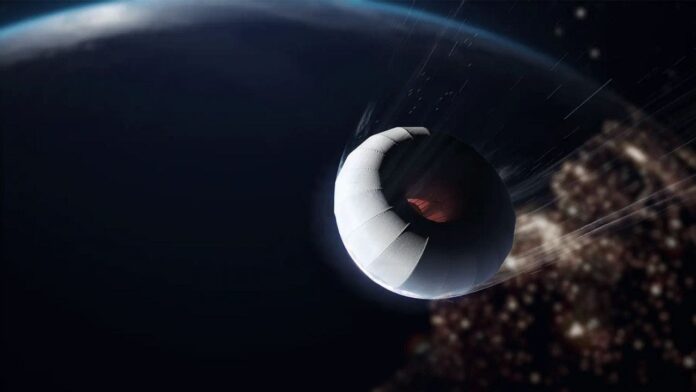Space capsule with innovative inflatable heat shield marks European milestone