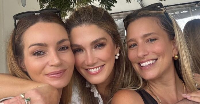 Inside Delta Goodrem's epic yacht hen's do ahead of wedding to fiancé Matthew Copley