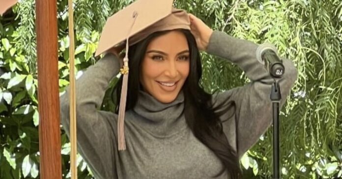 Kim Kardashian reflects on graduating from law school and admits there were 'moments of doubt and tears'