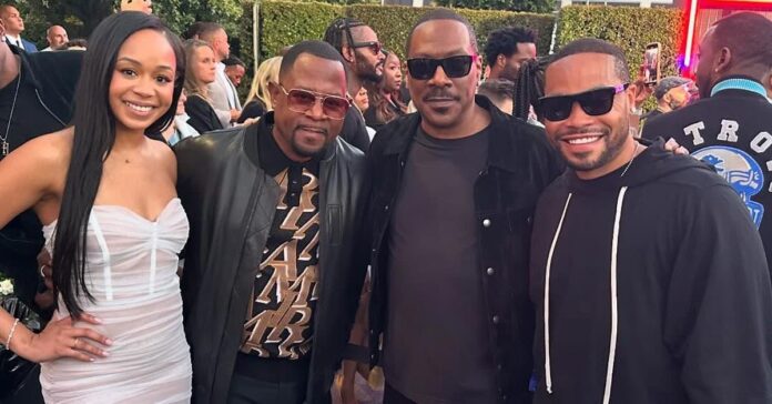 Eddie Murphy reveals his son Eric and Martin Lawrence's daughter Jasmin married in secret