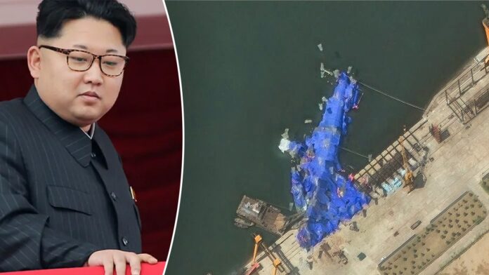 Satellite images reveal North Korea's naval destroyer damaged in failed launch