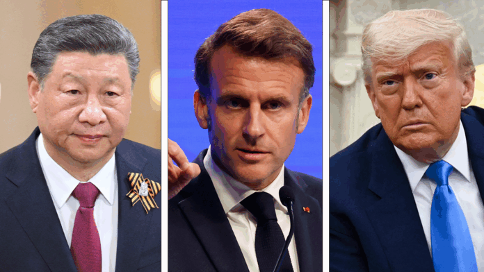 Macron warns us and China that dividing the world risks tearing down global order