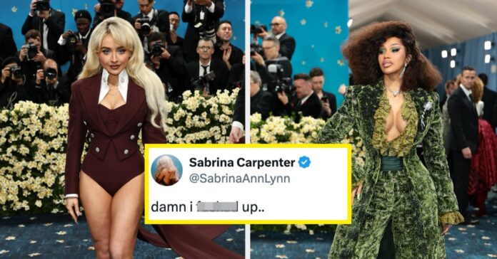 Sabrina Carpenter Responds To Met Gala Outfit Backlash