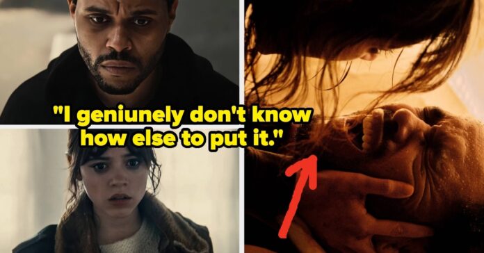 Jenna Ortega And The Weeknd Hurry Up Tomorrow Reactions