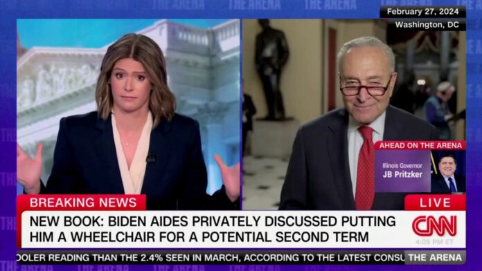 Schumer avoids questions on role in Biden cover-up amid book revelations
