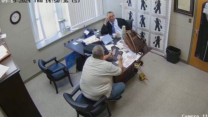 New video shows Mickey Stines place call on judge's phone before fatal shooting