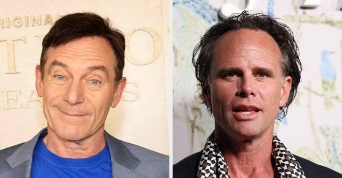 Jason Isaacs And Walton Goggins Mock White Lotus Feud