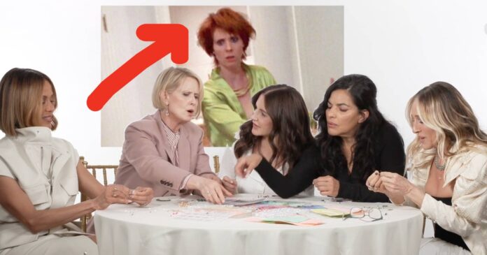 Cynthia Nixon Reacts To Sex And The City Hungover Miranda Meme