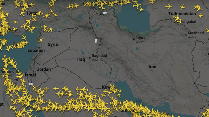 Airlines divert, suspend flights after Israel attacks Iran