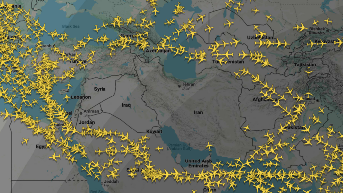 Airlines divert, cancel Middle East flights as Iran attacks U.S. base