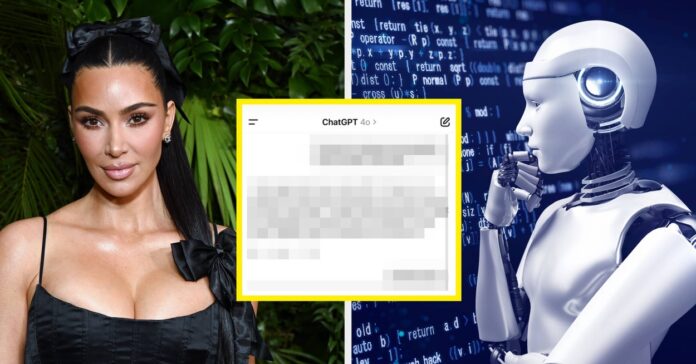 Kim Kardashian Roasted For ChatGPT Conversation