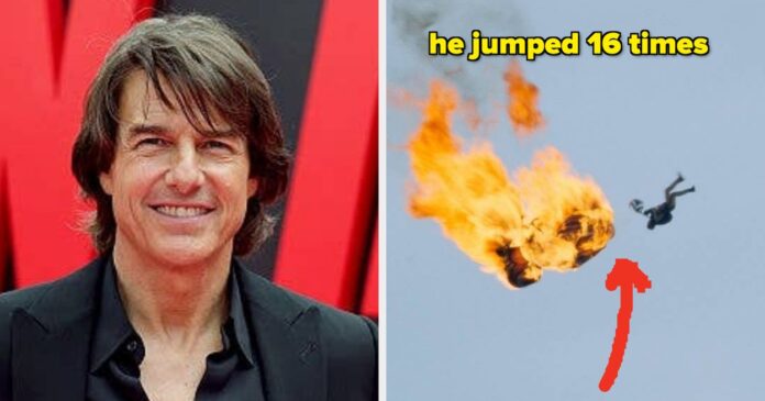 Tom Cruise Just Earned A World Record For His Burning Parachute Stunts In "Mission: Impossible" And I'm Literally Shaking Watching The Footage