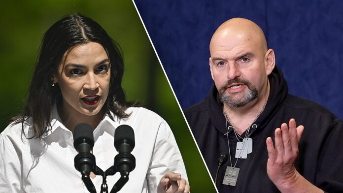 Fetterman rejects AOC's impeachment call over Trump's Iran strikes