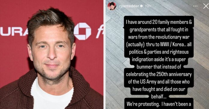 Ryan Tedder From OneRepublic Just Made A "Terrible" Take On The "No Kings" Protests And Donald Trump's Military Parade