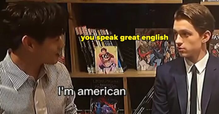 Tom Holland Tells Eric Nam He Speaks Great English